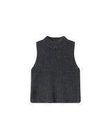 Pull laine et alpaga anthracite Sablon