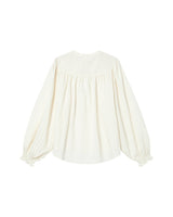 Tie-neck blouse ecru Serinda