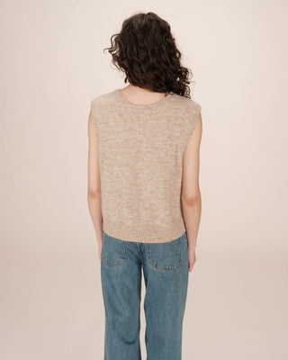 CARDIGAN BEIGE SANTA
