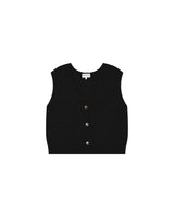 Sleeveless cardigan chocolatee Santa