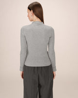 Pull en maille gris Saturday