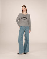 College sweater gray Sardaigne