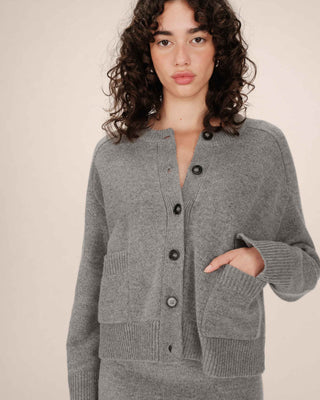 CARDIGAN GRIS SANSON