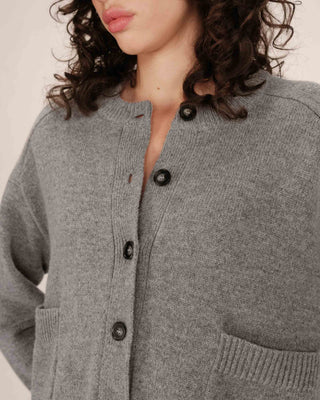 CARDIGAN GRIS SANSON