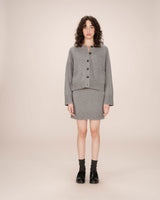 Oversized cardigan gray Sanson