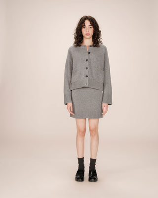 CARDIGAN GRIS SANSON