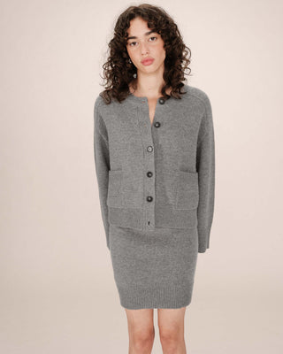 CARDIGAN GRIS SANSON
