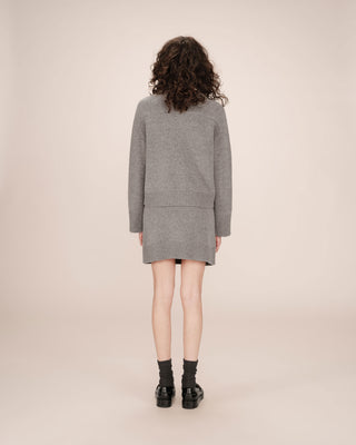 CARDIGAN GRIS SANSON