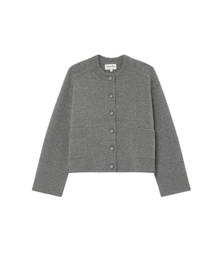 CARDIGAN GRIS SANSON