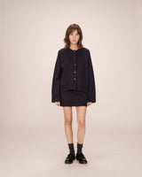 Oversized cardigan navy Sanson