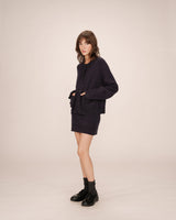 Oversized cardigan navy Sanson