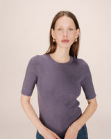 Lurex sweater blueberry Saturne