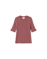 Lurex sweater terracotta Saturne