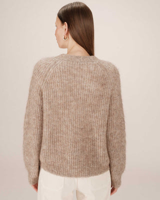 CARDIGAN GREIGE SALUDA