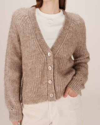 CARDIGAN GREIGE SALUDA