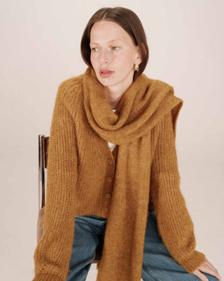 CARDIGAN OCRE SALUDA