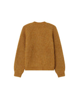Wool and alpaca cardigan ocre Saluda