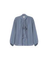 Tie-neck blouse blueberry Splendide