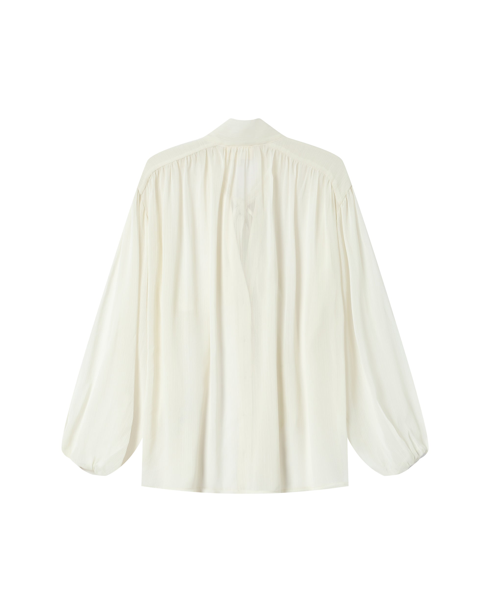 Tie-neck blouse ecru Splendide