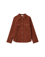 Corduroy overshirt brick Special