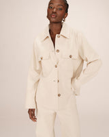 Corduroy overshirt ecru Special