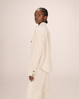 Corduroy overshirt ecru Special