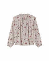 Printed blouse ecru Scarlett