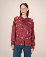 Printed blouse terracotta Scarlett