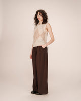 Wool and mohair sweater vanilla Salvo