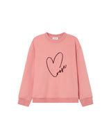 Embroidered graphic sweater blush Sharly