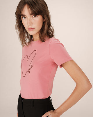 T-SHIRT BLUSH SIXTE