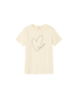 Graphic t-shirt ecru Sixte