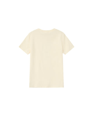 T-SHIRT ECRU SIXTE