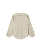 Velvet oversized blouse ecru Suri