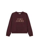 Printed sweatshirt burgundy Sigil