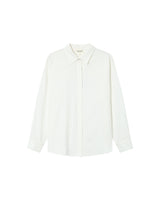 Straight shirt ecru Stripe