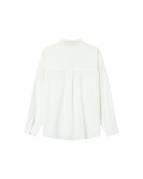 Straight shirt ecru Stripe