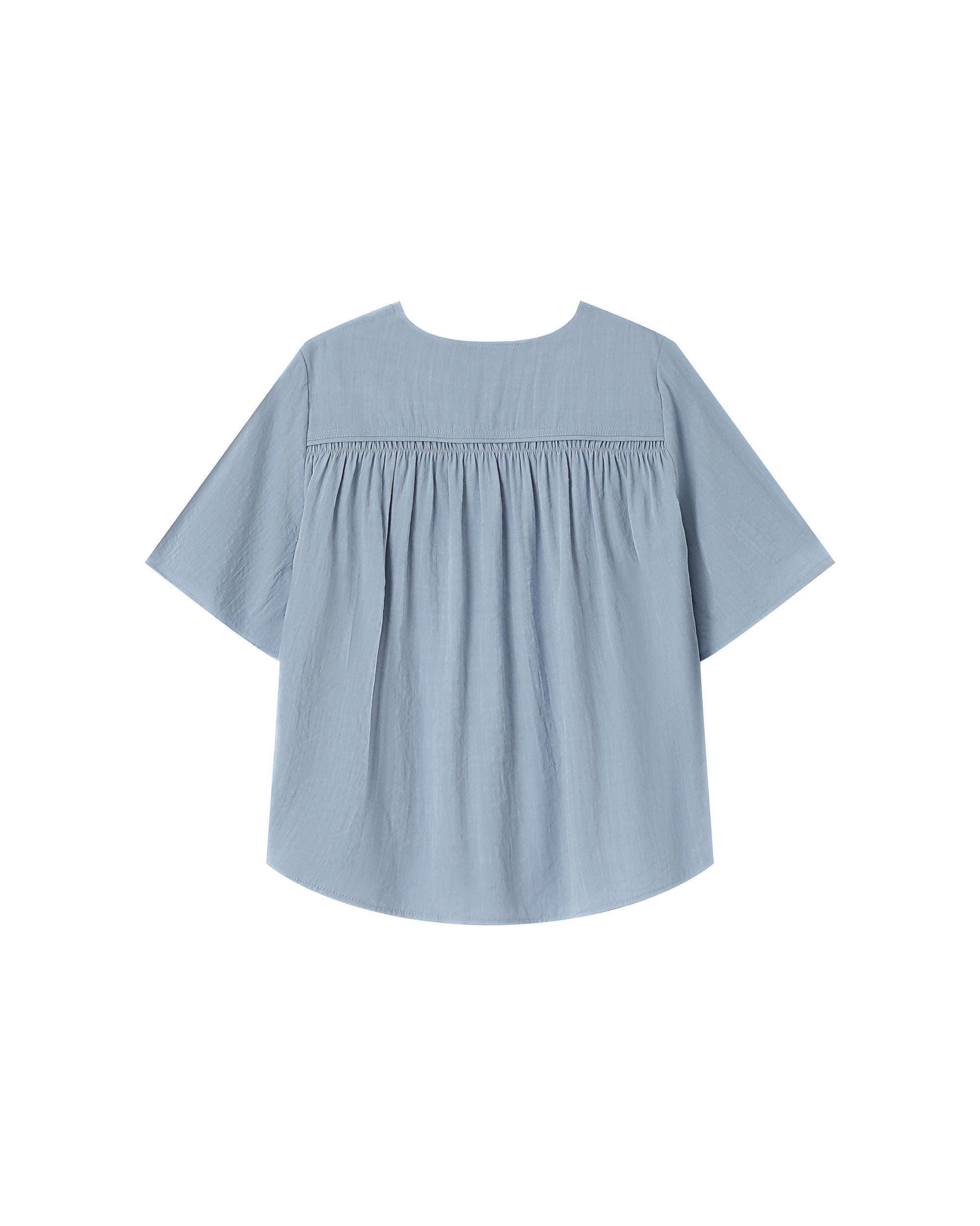 Ruched straight top blueberry Seagal