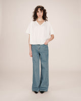 Ruched straight top ivgoldy Seagal