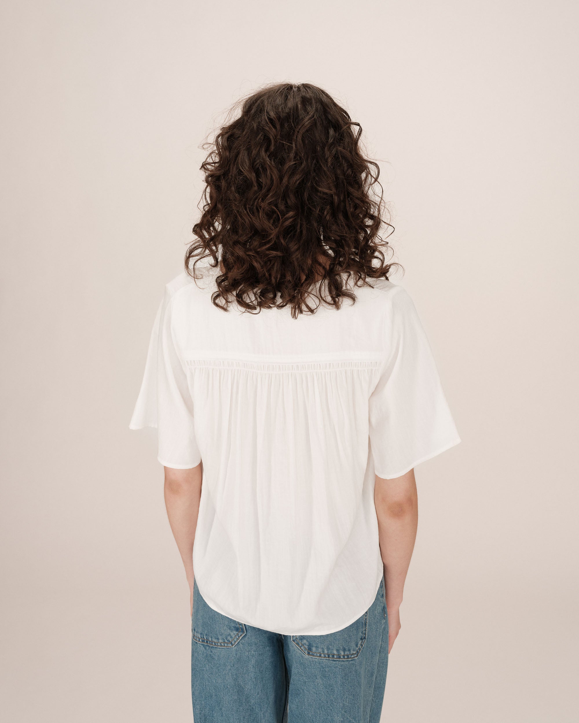 Ruched straight top ivgoldy Seagal