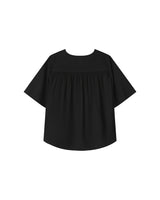Ruched straight top black Seagal
