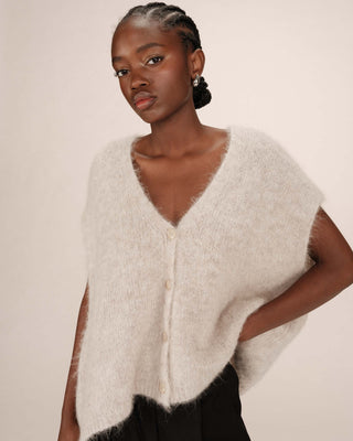 CARDIGAN GREIGE SAVANT