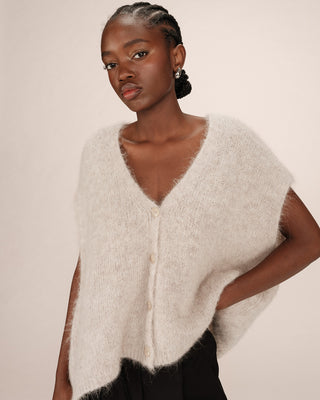 CARDIGAN OLIVE SAVANT