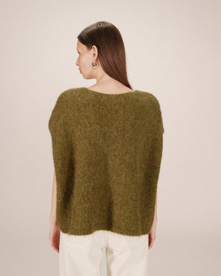 CARDIGAN OLIVE SAVANT
