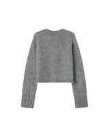 Wool and alpaca cardigan gray Salma