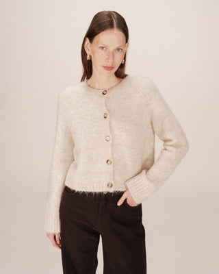 CARDIGAN VANILLE SALMA