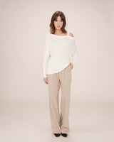Asymmetrical sweater ivgoldy Samantha