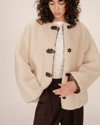 MANTEAU ECRU SIMON