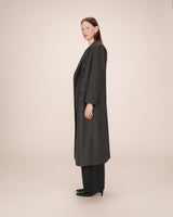 Wool coat anthracite Smith