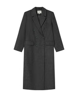Wool coat anthracite Smith